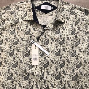 White and Black shirt Brand new. You can ware for any occasion.